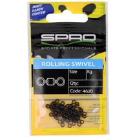 SPRO Matte Black Rolling Fırdöndü #6