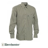 T. DEERHUNTER Wyatt Yeşil Kareli Uzun Kol Gömlek 43/44
