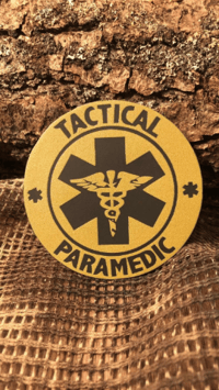 Tactical Paramedic Desert Patch/Peç/Arma (6,5cm)