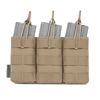 Warrior Assault Systems Triple Open 5.56mm Mag Pouch – Coyote Tan