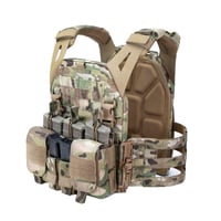 Warrior LPC V2 DFP MK1 Low Profile Plate Carrier Combo with 3x Universal Open Mag Pouches, 2x Utility Pouches Including Additional 2x 9mm Pistol Mag Pouches