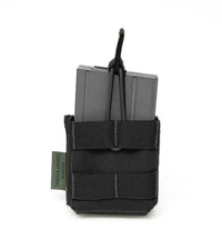 Warrior Single 7.62 x 51mm Open Short Mag Pouch - Black