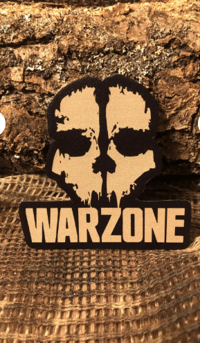 WarZone Patch/Peç/Arma (7,5x7,2cm)