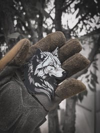 White Wolf Patch/Peç/Arma (9 x 7,5cm)