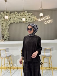 38025 Tunik Takım  - KAHVE