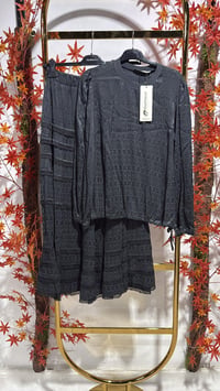 38025 Tunik Takım  - SİYAH