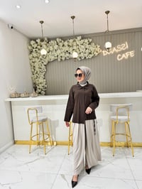 Almarwah 202941 Elbise  - KAHVE