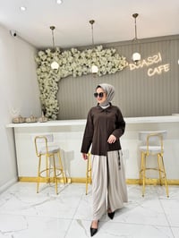 Almarwah 202941 Elbise  - KAHVE
