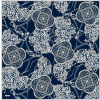 Armine 9411 Eşarp  - LACİVERT