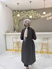 Cam Kırıgı Yelek  - KAHVE