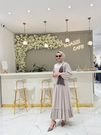 Ceremony  Bluzu Garnili Omuzdan Femuar Detaylı Verona Etekli Takım 5926-T - TAŞ