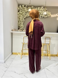 Clande 3004 Takım  - BORDO