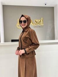 Clande 3010 Takım  - KAHVE