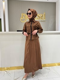 Clande 3010 Takım  - KAHVE