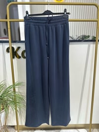 Divanna Modal Geniş Paça Pantolon SZ-5584 LACİ - LACİVERT