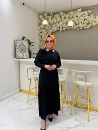 Duassi Gül Detay Gömlek 25S3034 - SİYAH