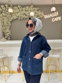 Exquise Salma Ceket  - İNDİGO
