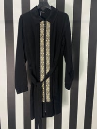 Fermuarı Taş Baskılı Kap 9603 - SİYAH