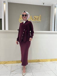 Fuat Gürşen 4711 İkili Takım  - Bordo
