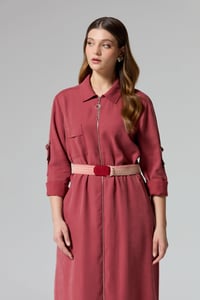 Fuat Gürşen Elbise 3106-B - BORDO