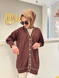 Ghisa 3166 Hırka  - KAHVE