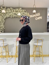 Ghisa 3183 Hırka  - SİYAH