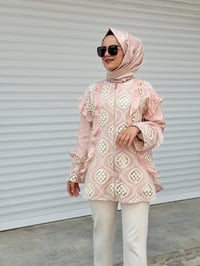 Ghisa 3191 Ceket  - Pudra