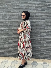 Ghisa 4052 Elbise  - Kırmızı