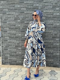 Ghisa 4052 Elbise  - MAVİ