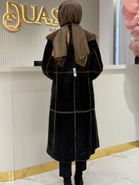 Ghisa 6541 Ghisa Kürk Yaka Deri Kaban