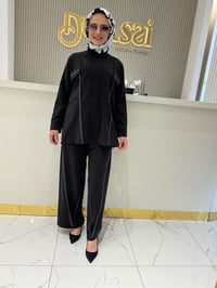 Ghisa Cep Taş Detaylı Tkaım 4938 - SİYAH