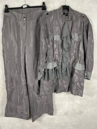 Ghisa Cepli Ceket Pantolon Takımı 3806 - GRİ