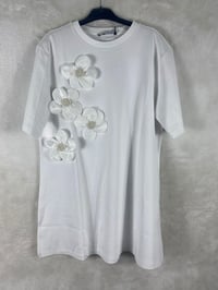 Ghisa Çiçek Nakışlı Tunik 4477 - EKRU