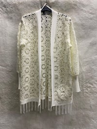 Ghisa Dantel Detay Hırka 3623 - EKRU