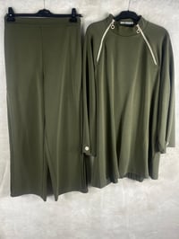 Ghisa Fermuarlı Tunik Pantolon Takımı 4531 - HAKİ