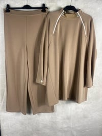 Ghisa Fermuarlı Tunik Pantolon Takımı 4531 - CAMEL