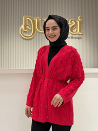 Ghisa Hırka 3144 - Kırmızı