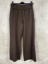 Ghisa Lastikli Pantolon 8039 - KAHVE