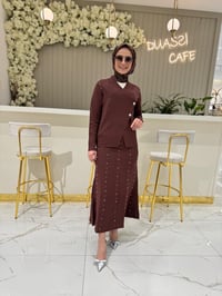 Ghisa Merserize Etekli Takım 3093 - KAHVE