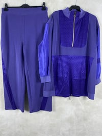 Ghisa Önü Fermuarlı Tunik Pantolon Takımı 4530 - MOR