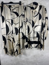 Ghisa Ribana Detaylı Tunik Pantolon Takımı 4354 - EKRU