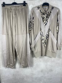 Ghisa Sfermuarlı Tunik Pantolon Takımı 4528 - TAŞ