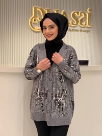 Ghisa Triko Hırka 1400 - SİYAH