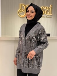 Ghisa Triko Hırka 1400 - SİYAH