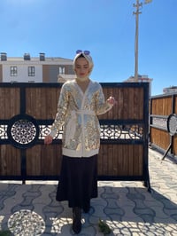 Ghisa Triko Hırka 1414 - EKRU