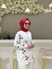 Ghisa Triko Hırka 3091-E - EKRU