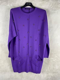 Ghisa Triko Süslemeli Tunik 4227 - MOR
