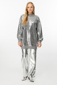 Ghisa Triko Tunik 1519 - GRİ