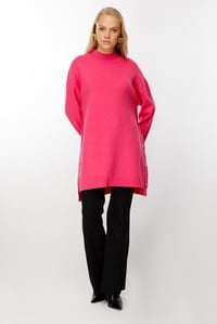 Ghisa Triko Tunik 4656 - fuşya