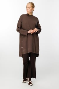 Ghisa Triko Tunik 4656 - KAHVE